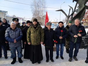 Священнослужитель Чистопольского благочиния принял участие в митинге, посвященном 33-ой годовщине вывода советских войск из Афганистана