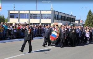 Благочинный Алексеевского округа принял участие в мероприятиях по случаю 77-й годовщины Победы