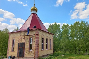 В часовне иконы Божией Матери 