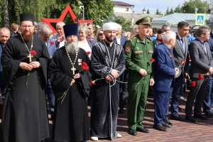 В день памяти и скорби священники Чистопольского благочиния приняли участие в памятных мероприятиях