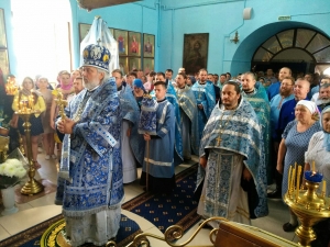 Празднование в честь Тихвинской иконы Божией матери в с. Три Озера