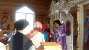 Заупокойная литургия в храме Рождества Христова Нижнекамска