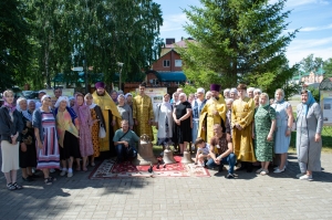 В Алексеевском благочинии состоялось освящение колоколов для звонницы храма Воскресения Христова