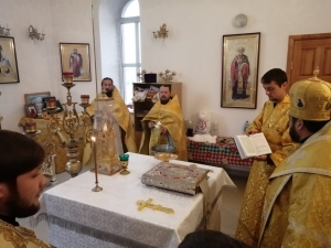 Епископ Игнатий совершил освящение храма в с. Сиктерме-Хузангаево Алькеевского благочиния