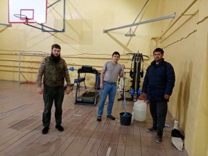 Активисты прихода храма прп. Сергия Радонежского совместно с представителями ЧРО ВООВ 