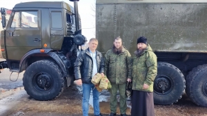 Приход Сергия Радонежского города Чистополя передал гуманитарную помощь российским военнослужащим