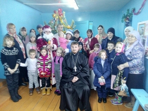 Рождественский праздник в с. Ерыкла Алексеевского благочиния