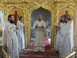 Архиерейское богослужение в праздник Вознесения Господня