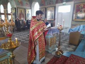 Праздничное богослужение в день Усекновения главы Иоанна Предтечи в храме Пресвятой Троицы с.Чистопольские Выселки