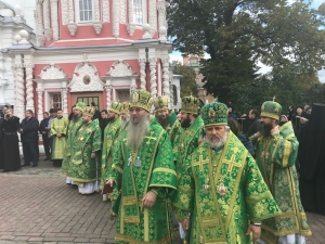 Епископ Пармен принял участие в торжествах, посвящённых преподобному Сергию Радонежскому в Троице-Сергиевой Лавре