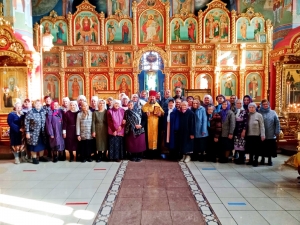 На приходе храме Воскресения Христова п.г.т . Алексеевское чествовали тружеников храма