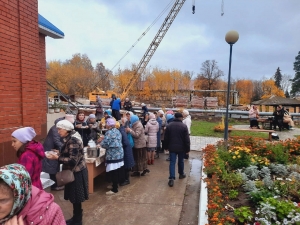 В праздник Покрова Пресвятой Богородицы на архиерейском подворье храма св.прав.Иоанна Кронштадтского пос. Красный Ключ прошли праздничные торжества