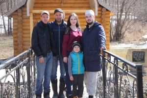 Уборка на Святом источнике в Клятлях