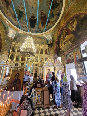 В день памяти великомученика и целителя Пантелеимона в храме Казанской иконы Божией Матери г. Чистополь состоялось праздничное богослужение