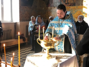 В храме Казанской иконы Божией Матери г.Чистополь прошел  молебен с акафистом перед иконой Божией Матери «Неупиваемая Чаша»