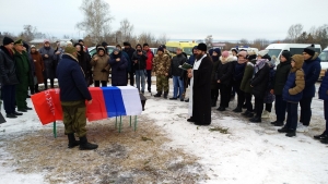 В Болгаре священник принял участие в перезахоронении останков бойца Великой Отечественной войны