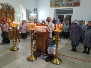 В храме Воздвижения Креста Господня с. Нижняя Кондрата прошли престольные торжества