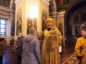 В канун Недели о Страшном Суде епископ Игнатий совершил всенощное бдение в Свято-Никольском соборе г. Чистополь