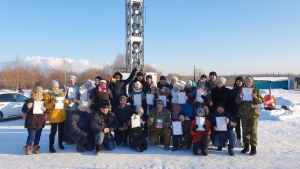 В г. Нижнекамск на парашютной вышке состоялось мероприятие, приуроченное ко дню Защитника Отечества