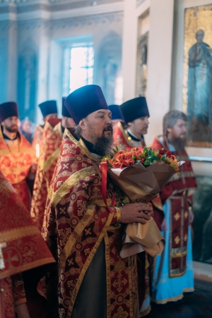 Поздравляем благочинного Алексеевского округа, настоятеля храма Воскресения Христова пгт. Алексеевское с 30-летием диаконской хиротонии протоиерея Павла Чурашова