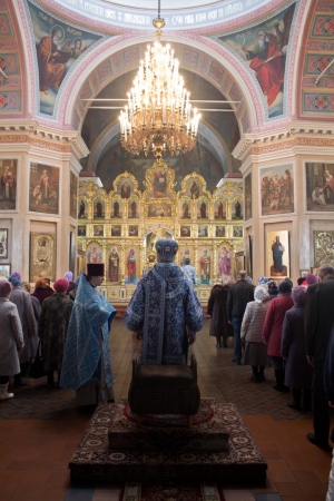 Богослужение в праздник Благовещения Пресвятой Богородицы