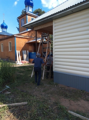В храме Вознесения Господня с. Сунчелеево заканчивается строительство воскресной школы