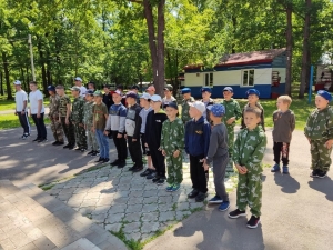 Воспитанники военно-спортивного клуба 