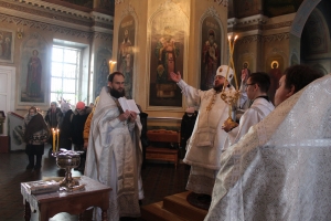 В Крещенский сочельник епископ Игнатий возглавил Литургию в Свято-Никольском  кафедральном соборе г. Чистополь