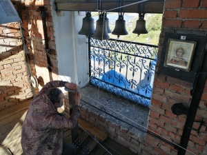 В Свято-Никольском кафедральном соборе г. Чистополь была произведена настройка звонницы