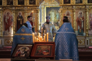 В праздник Сретения Господня епископ Игнатий совершил Божественную литургию в Свято-Никольском кафедральном соборе г. Чистополь