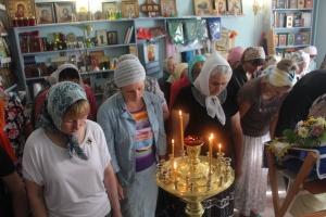 Престольный праздник в больничном храме вмч. Пантелеимона Покровского благочиния