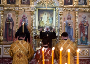 Всенощное бдение накануне недели 6-й по Пасхе, о слепом