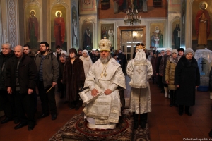 Архиерейское богослужение в Свято-Никольском кафедральном соборе г. Чистополь