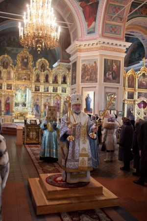 Богослужение в праздник Сретения Господня