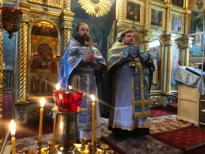 Богослужение в храме Казанской иконы Божией Матери г. Чистополь