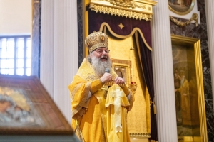 Слово митрополита Кирилла в Неделю 24-ю по Пятидесятнице после Литургии в Казанском кафедральном соборе