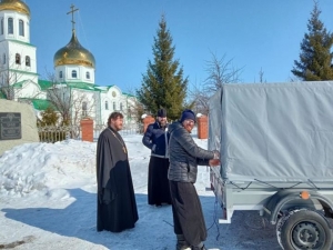 Нурлатское благочиние передало очередную партию гуманитарной помощи для беженцев из Донецкой и Луганской народных республик