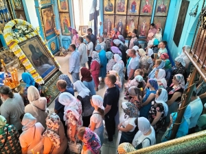 В с.Три Озера Спасского благочиния прошли торжества по случаю дня памяти Тихвинской иконы Божией Матери