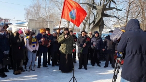 Помощник Чистопольского благочинного по тюремному служению и по взаимодействию с Вооруженными силами и правоохранительными органами принял участие в митинге, посвященном 32-ой годовщине вывода советских войск из Афганистана