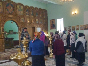 Богослужение в п. Красный Ключ