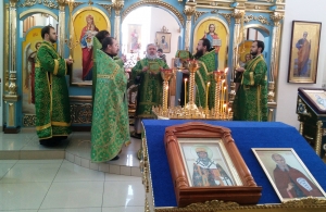 Епископ Пармен совершил Литургию в храме Николая Чудотворца с. Сиктерме-Хузангаево