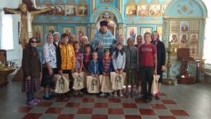 В храме святого Василия Великого с.Аккиреево был отслужен молебен об учащихся