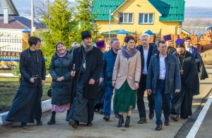 Епископ Пахомий и глава Нижнекамского района Рамиль Муллин посетили храмы и достопримечательности города Нижнекамска