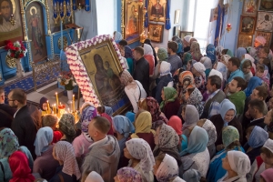 Празднование Тихвинской иконе Божией Матери в с. Три Озера