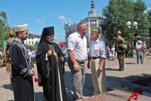 Епископ Пармен принял участие в памятной церемонии в день начала войны