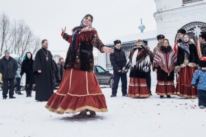 Рождественская Литургия для детей в с. Три Озера Спасского благочиния