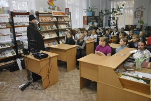 В детской библиотеке г. Болгара состоялась духовно-нравственная беседа с учащимися средней общеобразовательной школы