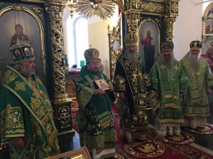 Епископ Пармен принял участие в праздновании памяти прп. Матфея Яранского