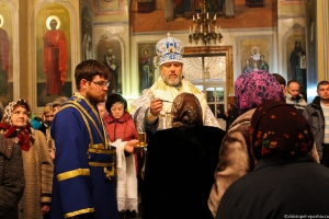 Всенощное бдение на кануне праздника Введения во храм Пресвятой Владычицы нашей Богородицы и Приснодевы Марии