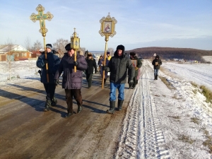 В строящихся храмах Чистопольского благочиния совершены богослужения